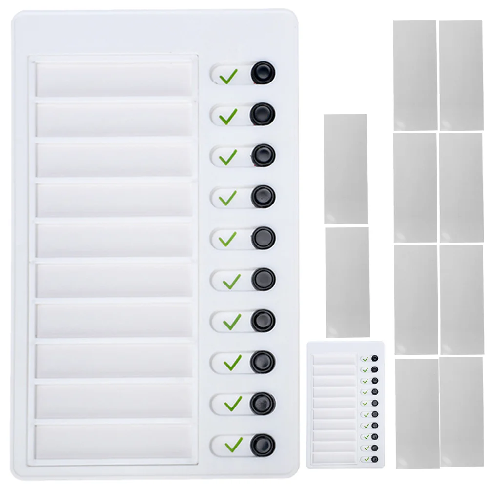 

1Set Weekly Chore Chart Practical Behavior Planner Household Reminder Chart for Rewards Message Check Sheet