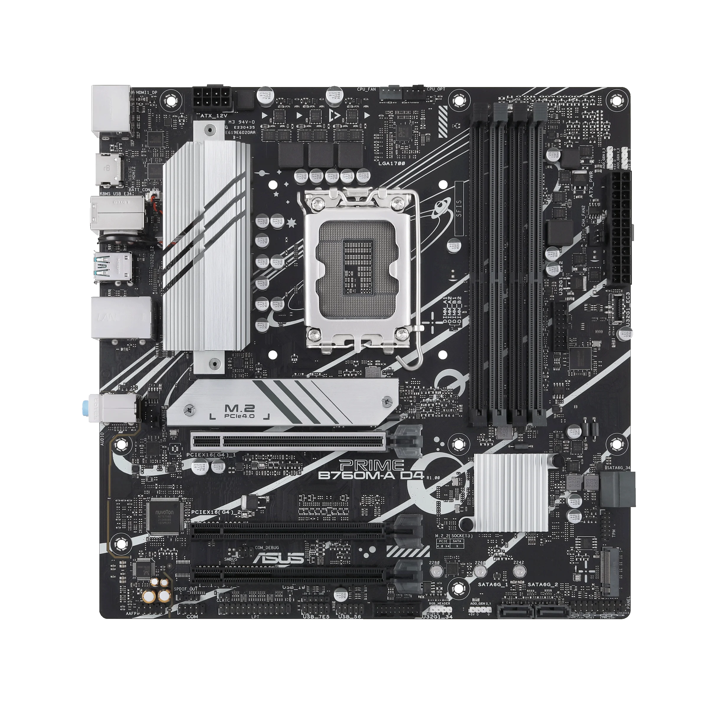 ASUS PRIME B760M-A AX D4 Motherboard Intel B760 LGA1700 DDR4 128 GB M.2 mATX unterstützt I9-14900 i9-13900 i5-12600 i9-12900 CPU