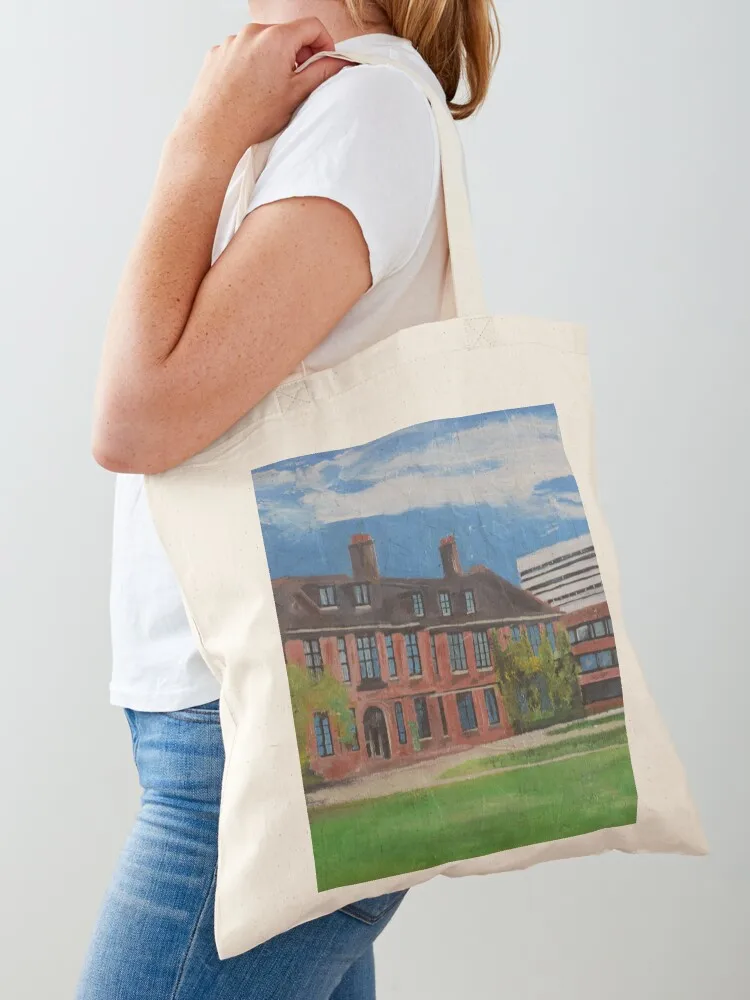 

Hull University Tote Bag tote bag screen Woman shopper bag Canvas shoulder Big