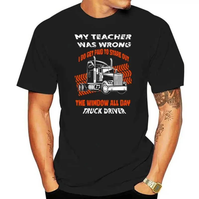 men's lastest 2022 Truck Driver T-Shirt, Trucker Lorry Driver, Daf T Shirt