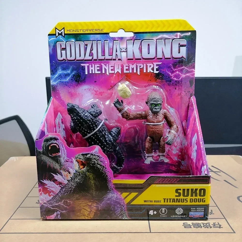 Playmates Godzilla Vs Kong Gojira New Empire 2024 MOTHRA TIAMAT Doll Figures Model Boys Kids Birthday Gifts Collectible