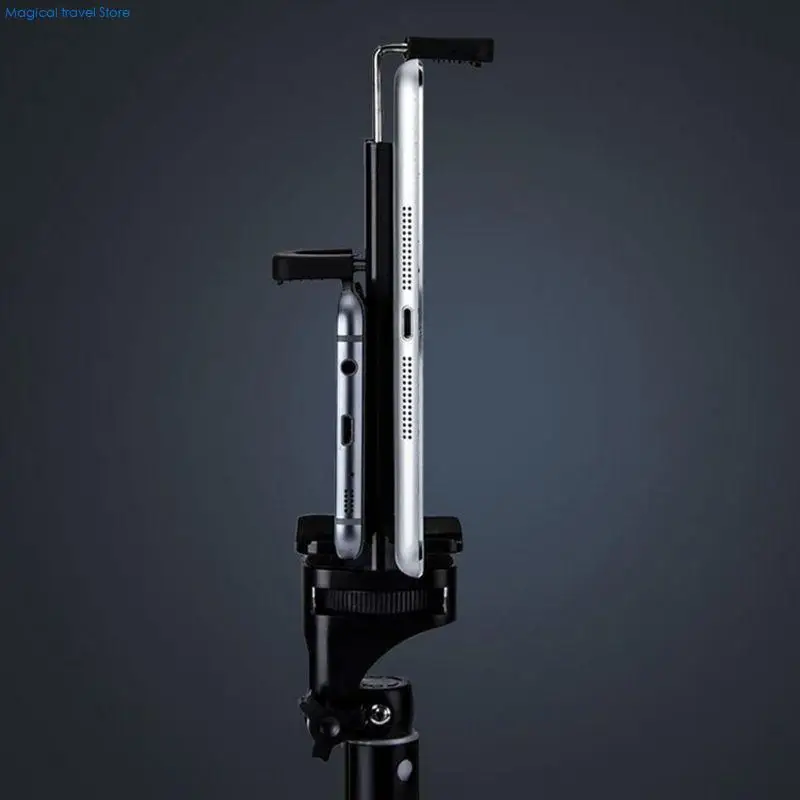 N2UB Tripod Holder Mount for Mobile Phone Pad Tablet Camera Accessories Black