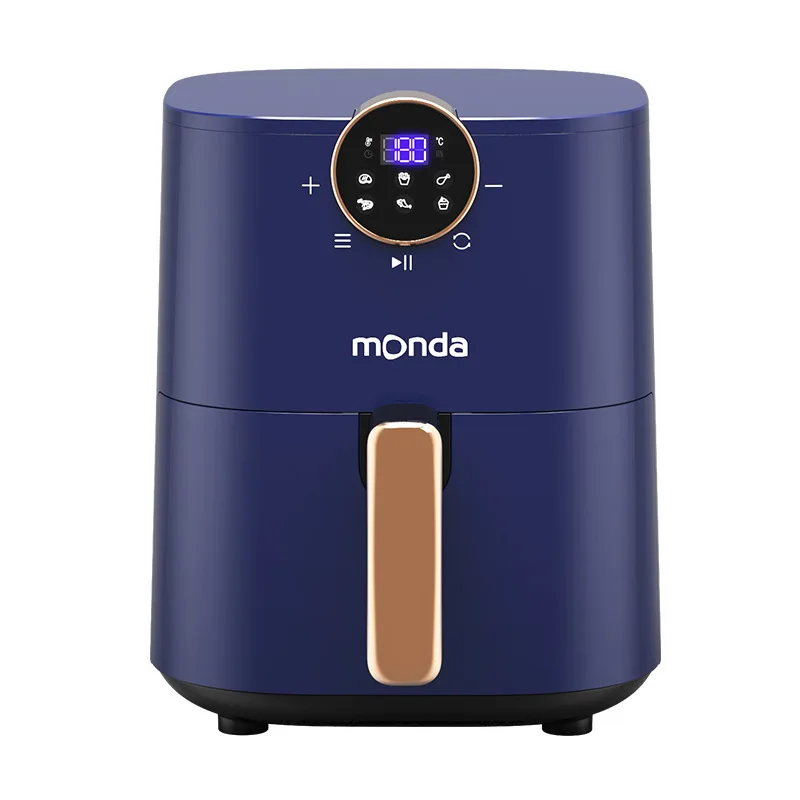 Munda Smart Air Fryer 4.5L Kapasitas Besar Penggorengan Udara Oven Pemanggang Ayam Mati Otomatis Kontrol Sentuh Cerdas