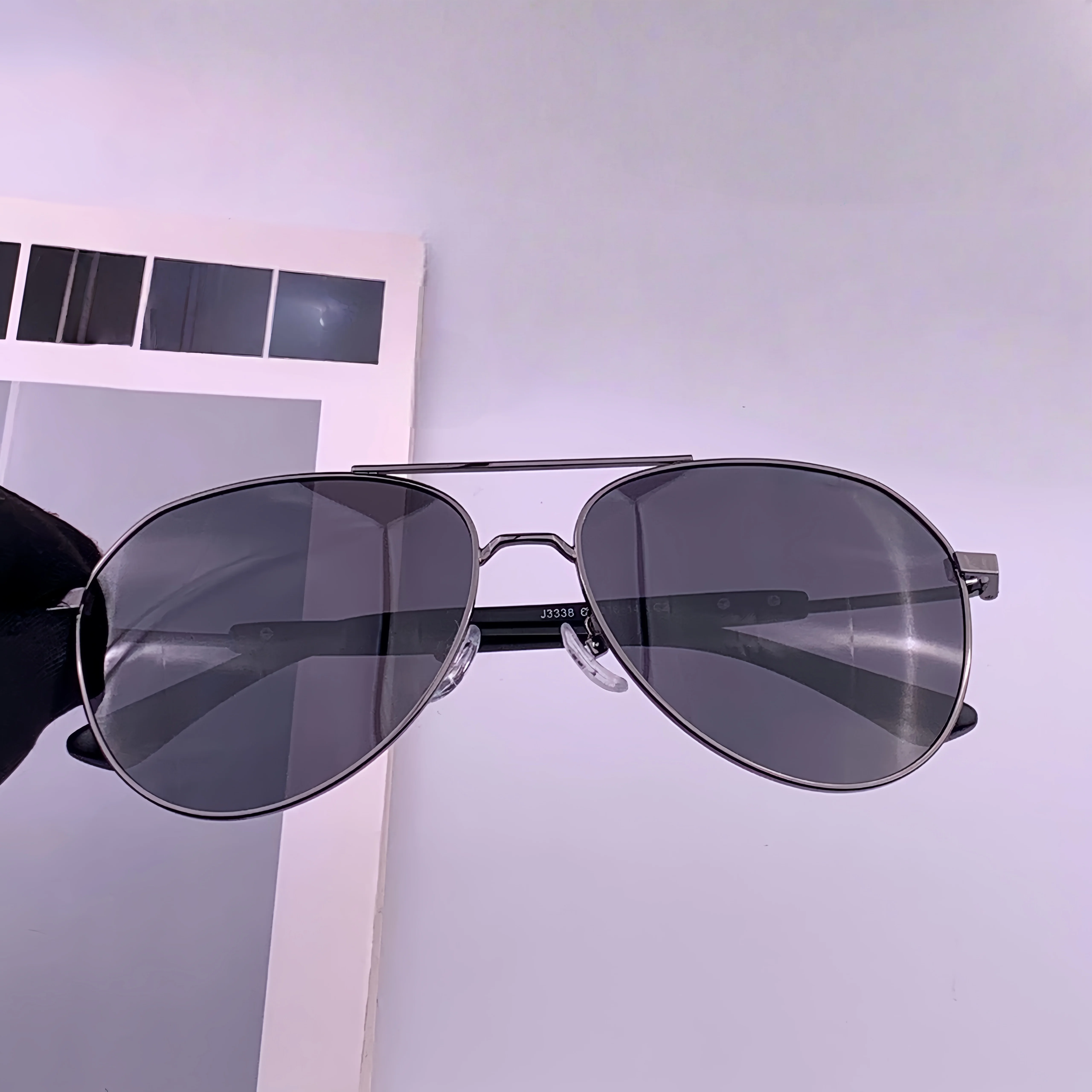

Brand Discount Men's Sunglasses Aviator Oversized Fashion Sunglasses Versatile Slimming Flyglasses UV Protection Sunglass l8333