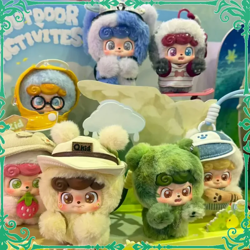 

Qbao слепая коробка игрушки мармеладный плюшевый дизайн куклы брелки подвески тема Хэллоуина модная коллекционная серия для выхода в игры