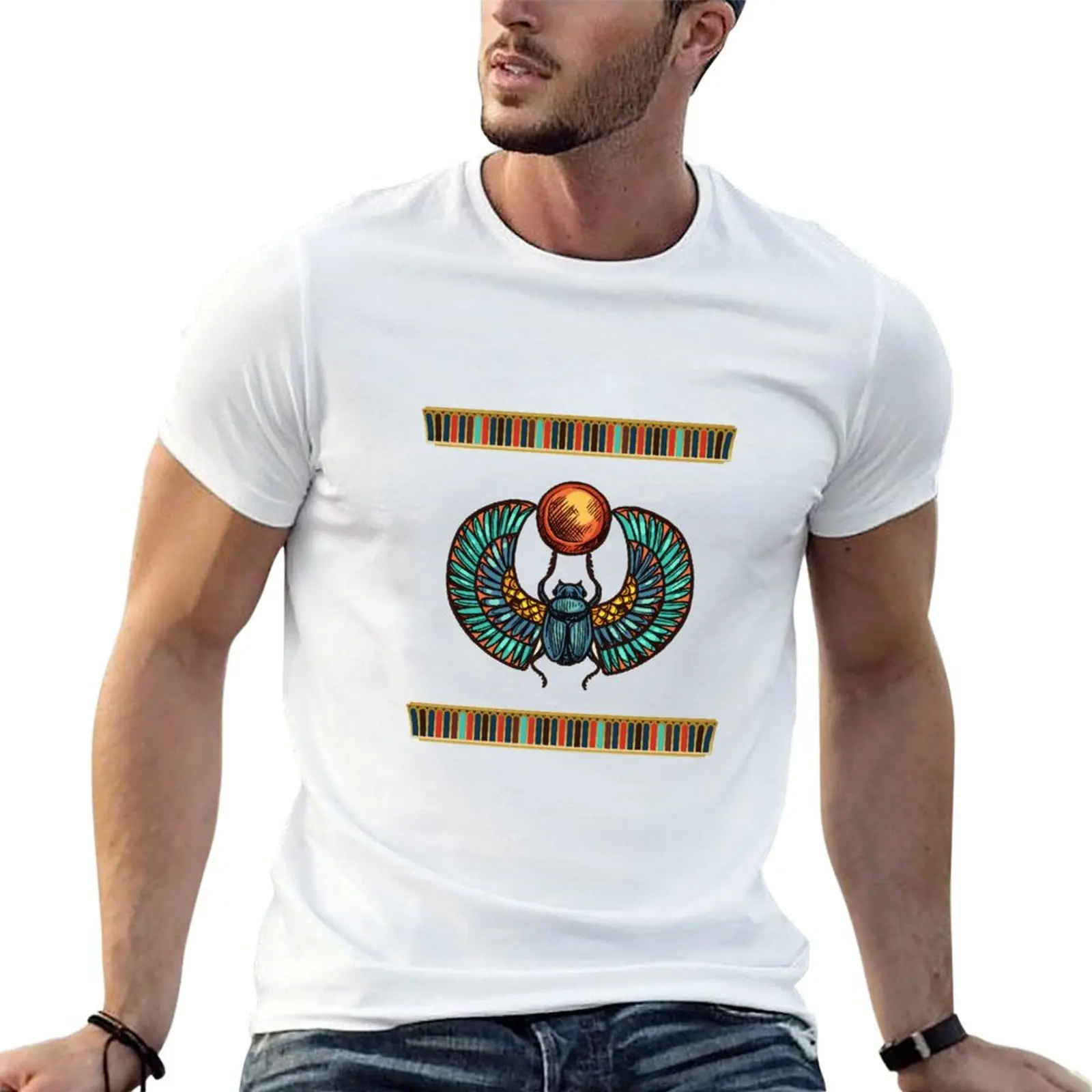 Ancient Scarab T-Shirt luxury summer shirt mens designer t shirt
