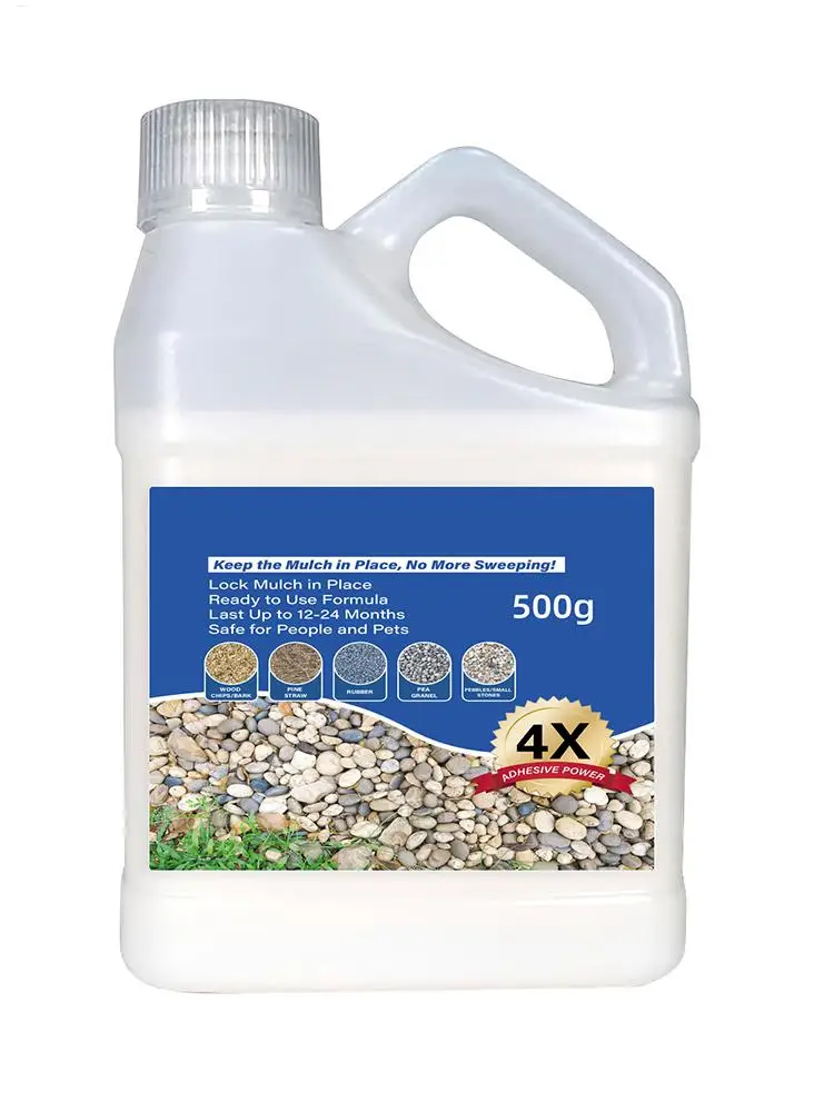 AliExpress NONE 500g Mulch Rock Adhesive Pea Gravel Sticky Rock Glue Fast Drying Spray Outdoor Yard Patio Stones Landscape Adhesive Multipurpose