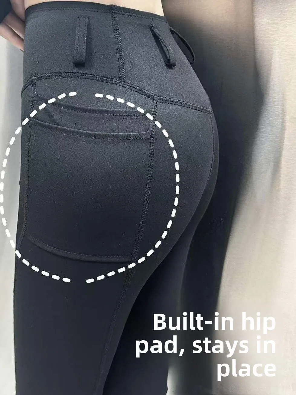 

High Waist Yoga Pants Women's Slim Fit Casual Elastic Boting Bla High Waist Sports Butt Enhancing Pants for Running