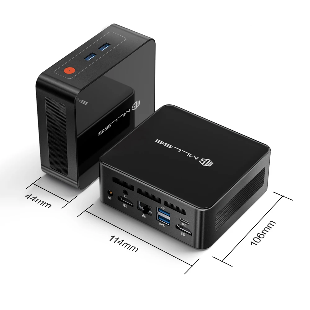 معالج MLLSE G1 Mini PC AMD Ryzen5 5500U 16GB DDR4 512GB SSD WiFi-5 BT4.2 Win11 Pro كمبيوتر صغير للألعاب والعمل