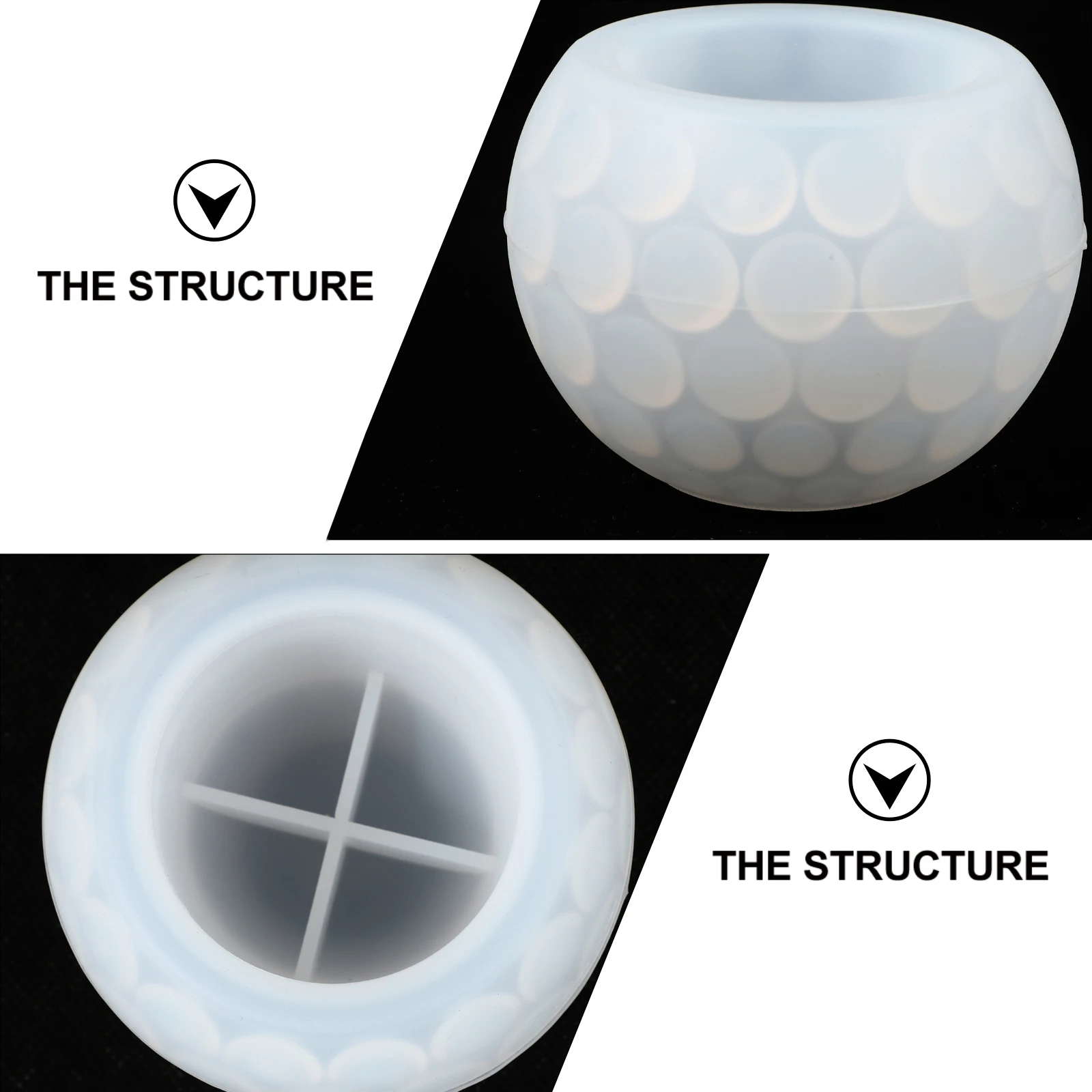 

Silicone Storage Box Mold for DIY Epoxy Resin Jewelry Boxes H made Craft Molds Wave Point Container Flexible Transparent