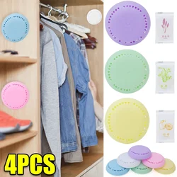 4/1PCS Aromatherapy Fragrance Lasting Deodorization Solid Air Freshener Wardrobe Bathroom Toilet Round Deodorant Home Supplies