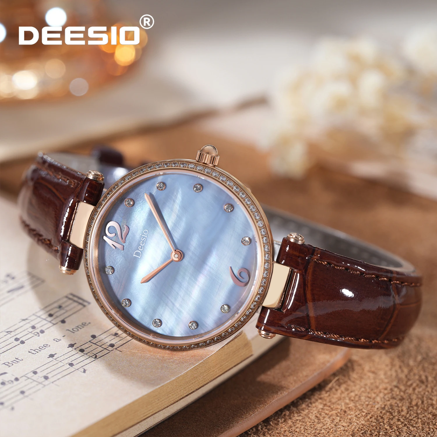 deesio-ladies'-quartz-watch-stainless-steel-watch-simple-dial-luxury-watch-waterproof-watchluxury-love-gift-stainless-steel