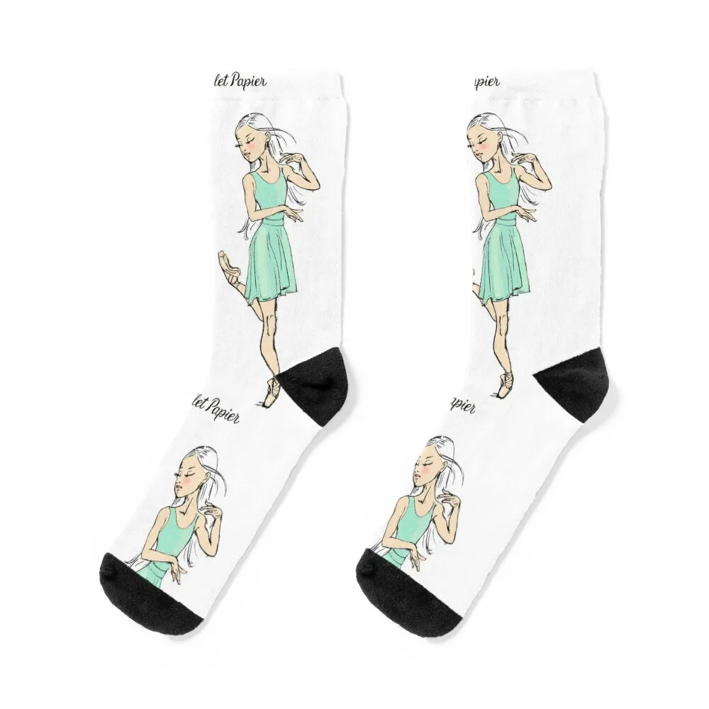 On Pointe Dancer Socks funny gift funny gifts Run Socks For Girls Men's