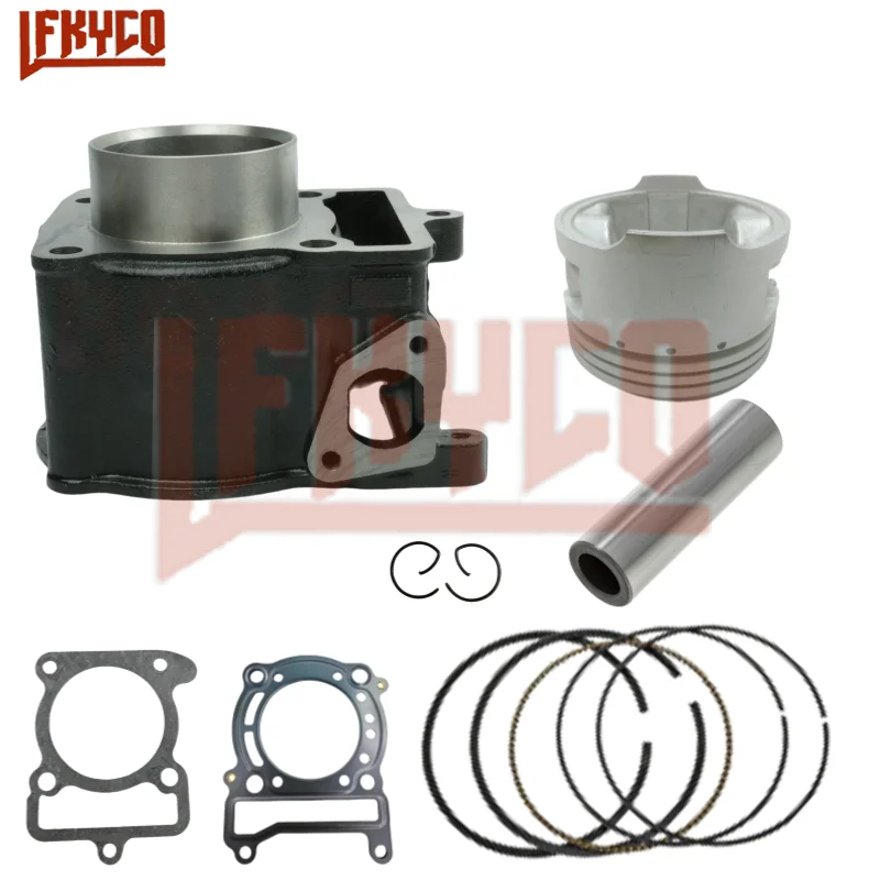 Scooter Engine Parts 53.7mm Cylinder Piston Kit for Yamaha Majesty Skyliner YP125 YP125E Teos Doodo XN125 Maxster Thunder XQ150