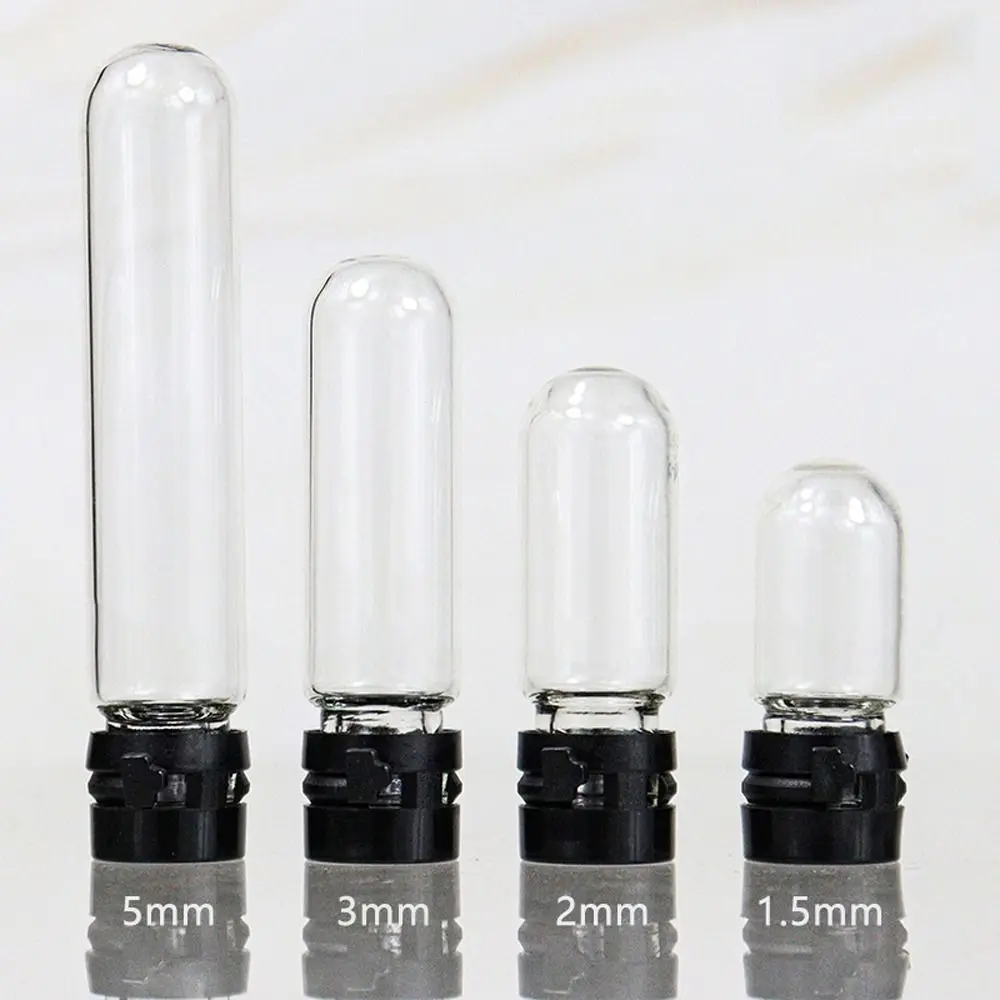 with Cap Powder Solid Storage Lab Experiment Supplies Round Bottom Bottle Glass Test Tube Mini Refillable Bottle Perfume Bottle