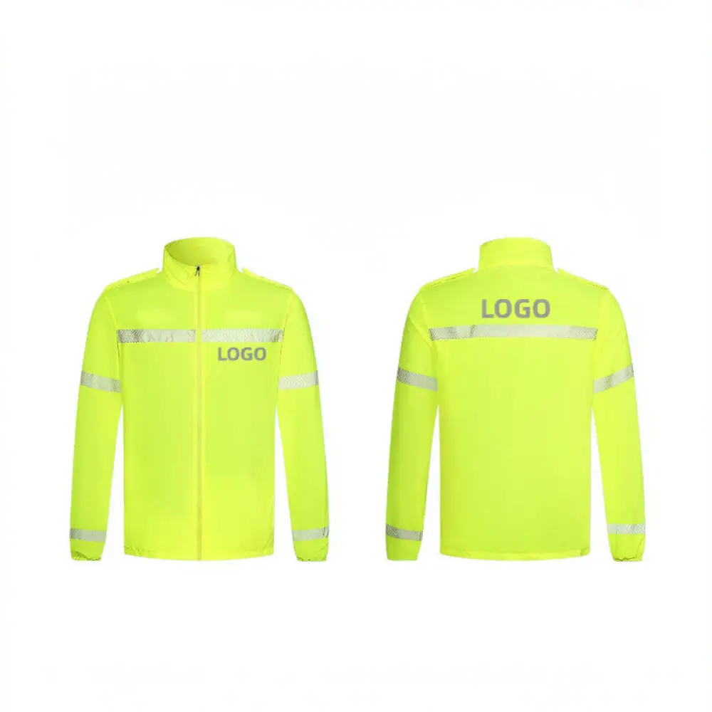 Reflective Safety Vest Lightweight Sunscreen Clothing For Road Work Emergency Rescue Worker Visibility Protective Uniform Gear