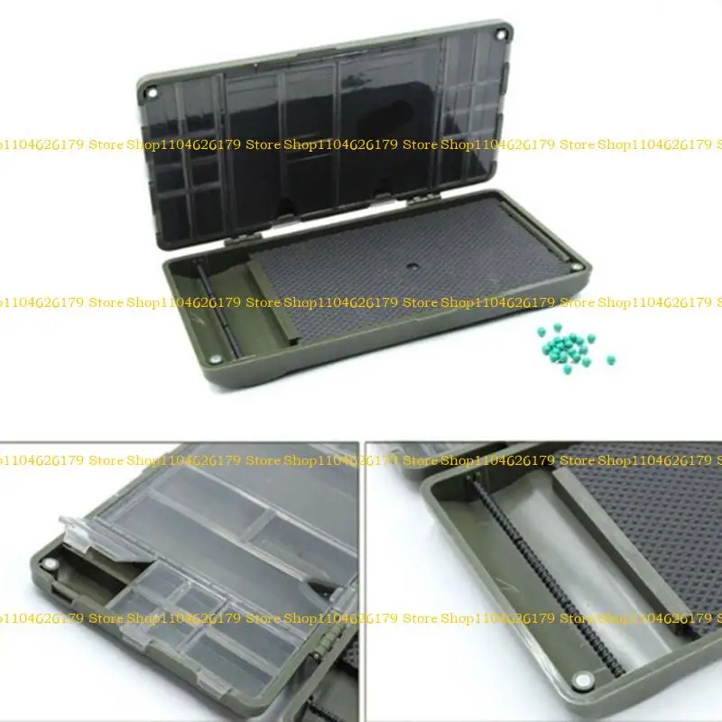

A1A2 Multiple Compartment Secure Magnet Closure Organizers Fishing Hook Storage Case