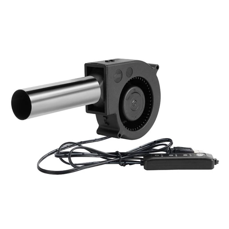 

USB Powered 5V Blower Fan With Three Speed Settings For Outdoor Camping BBQ Stove And Pits Efficient Flame Boosting