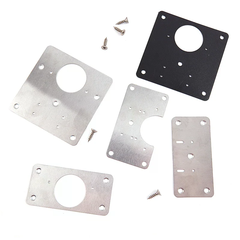 Hinge Repair Plate With Mounting Screws For Repairing Furniture Door Hinge Parts