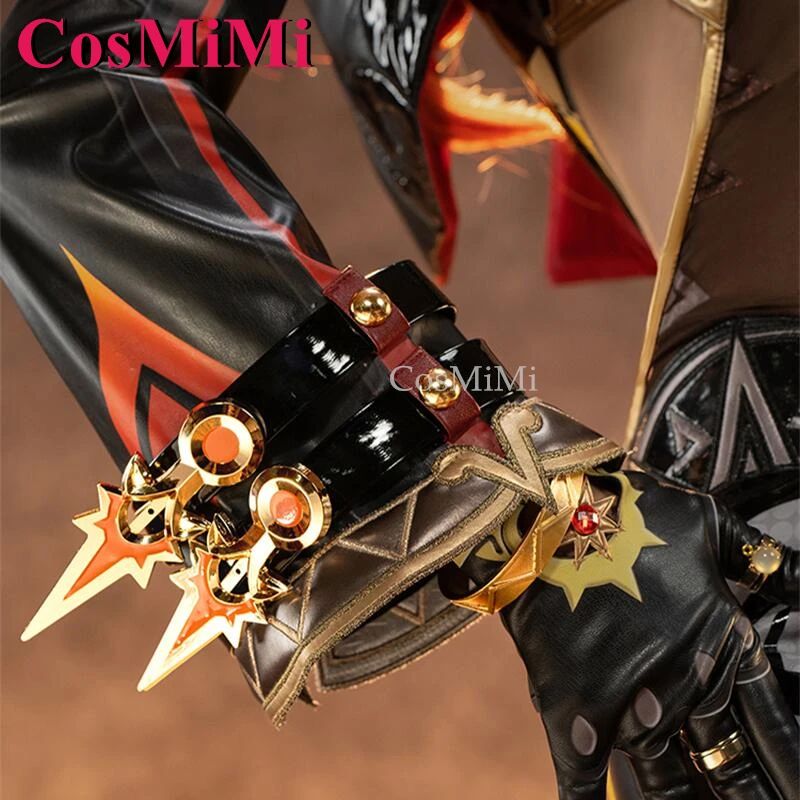 CosMiMi Game Genshin Impact Mavuika Cosplay Costume Gorgrous Elegant Battle Uniforms Carnival Party Role Play Clothing S-XL New