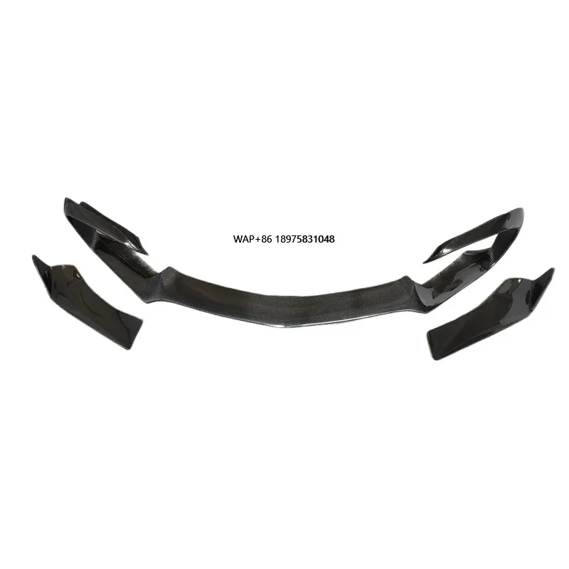 

For R-style Carbon Fiber Body Kit 2015-2018 GT GTS Front Bumper Lip and Front Lip Custom Car Parts