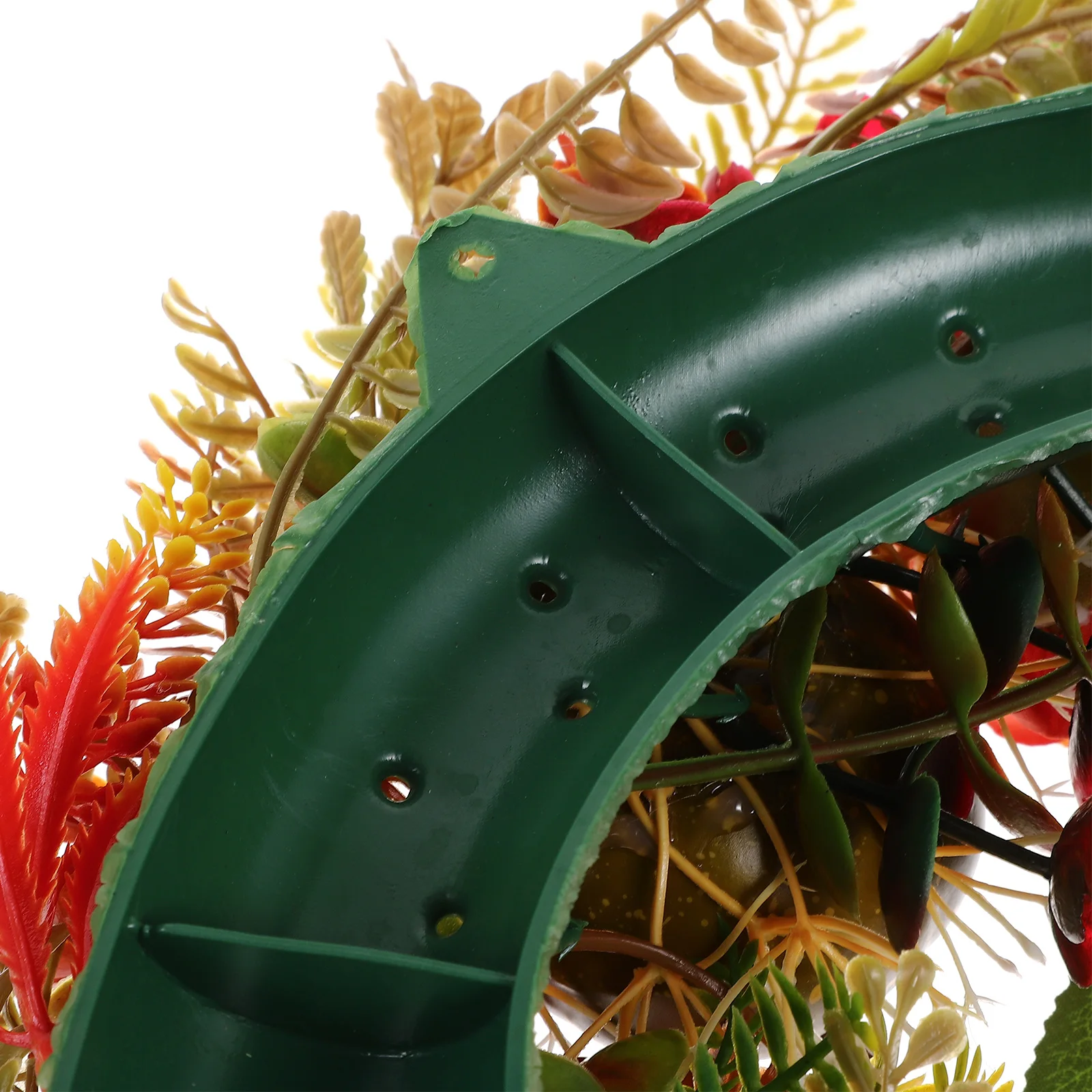 

Plastic Fall Wreaths Home Decor Artificial Plants Door Hanging Vivid Premium Material Realistic Texture Easy Care Long