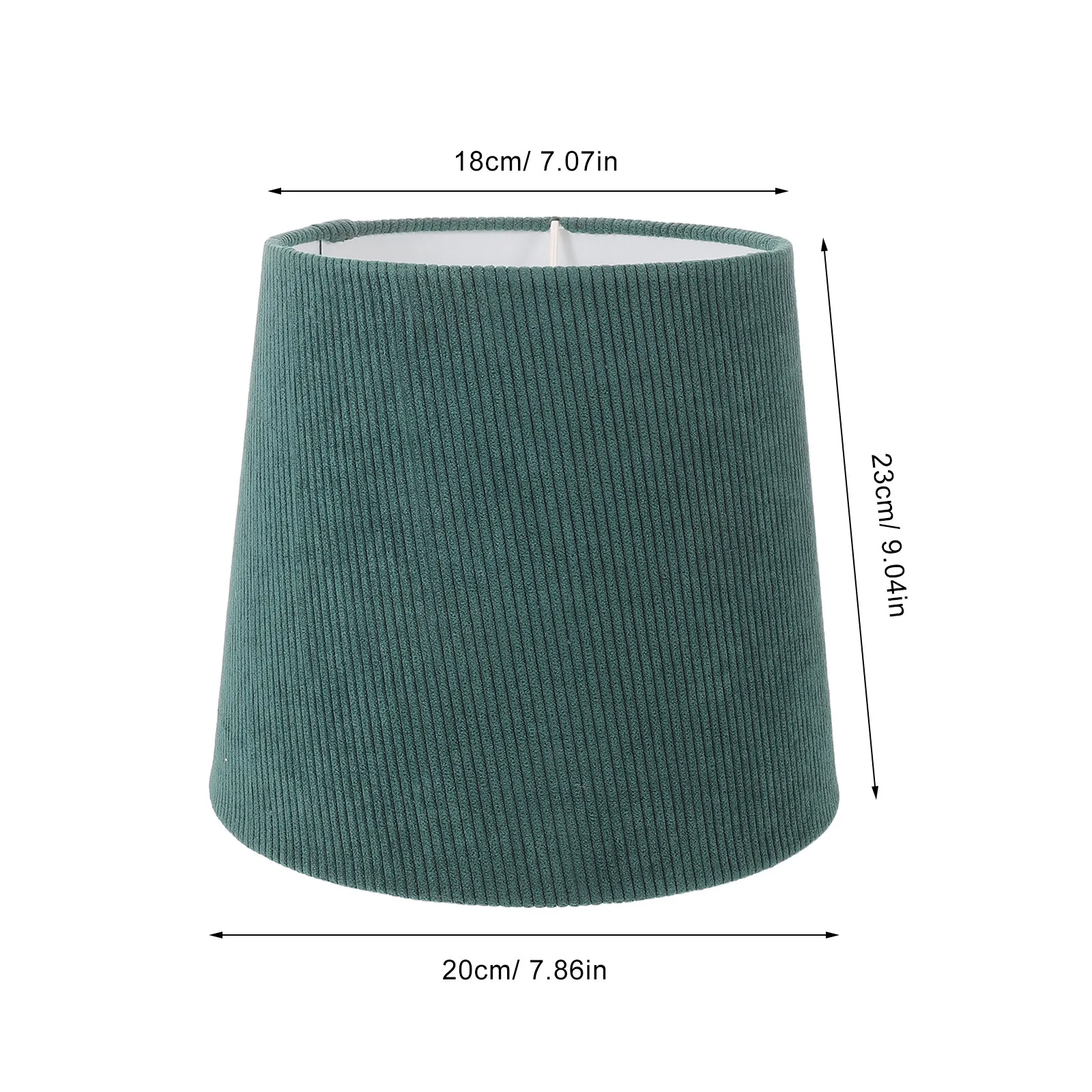 Modern Fabric Lamp Shade Desk Table Lamp Cloth Drum Lampshade for Bedroom Living Room Study Night Light 7.1 Upper 9.1 Bottom 7.9