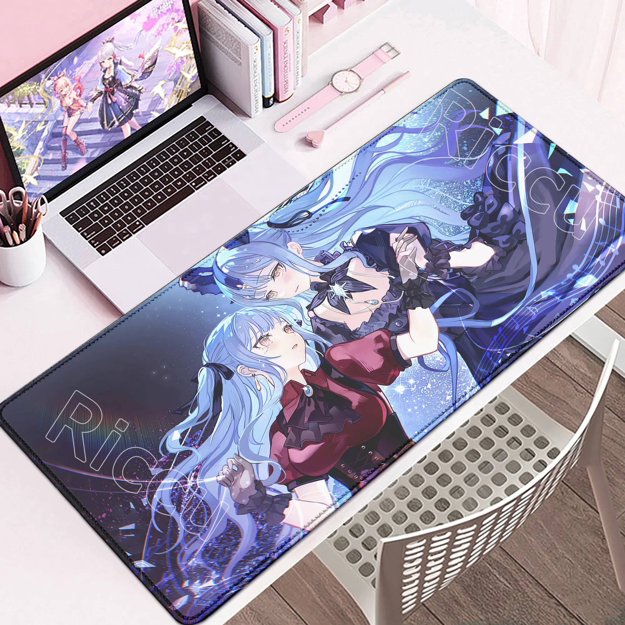 

The Game Arknights & Sakiko Togawa Mouse Pad HD Kawaii Anime Girl Ave_Mujica Mousepad XXL Laptop Gaming Office Non-slip Desk Mat