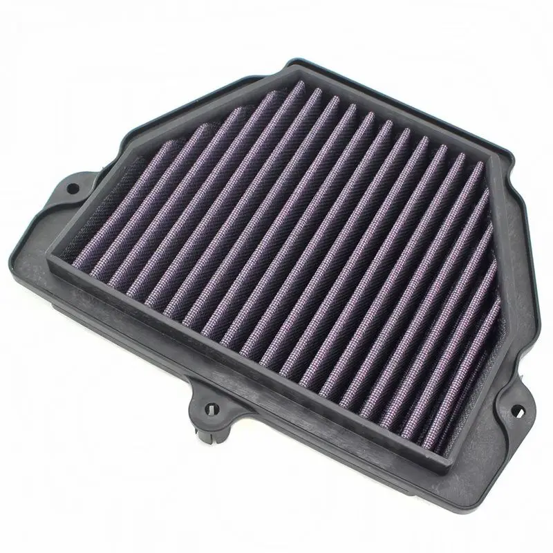 A96E-Motorcycle Air Filter Cleaner Engine Replacement High Flow Non-Woven Fabric Air Intake Filter For 675NK 675R