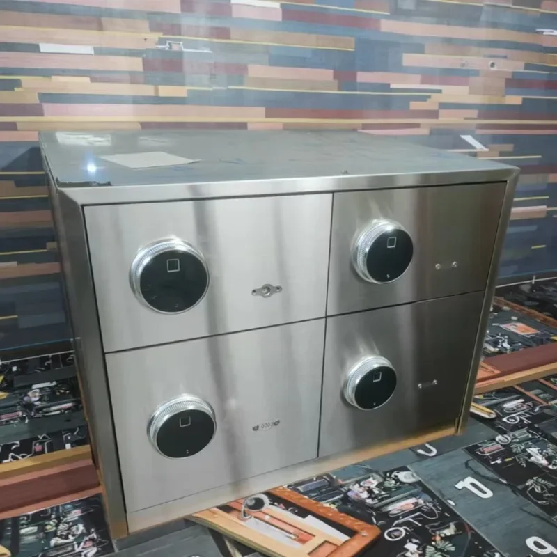 【Fashionable】High Security Key  Safe Deposit Box with Elegant Appearance ized for Home Safety and Bank Use