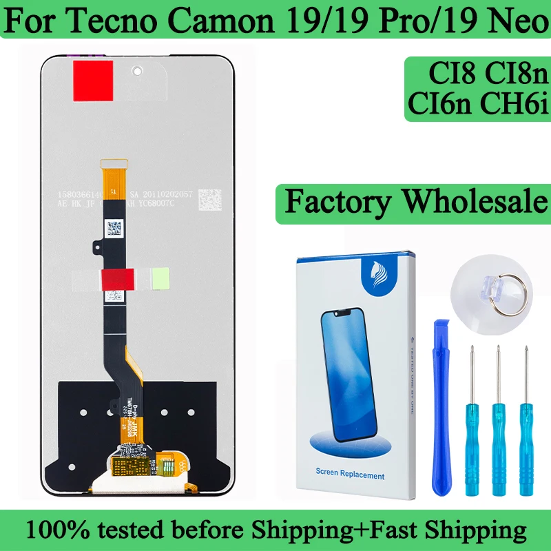 Évaluation détaillée de l’écran LCD CI8n pour Tecno Camon 19 une solution fiable pour un remplacement de qualité