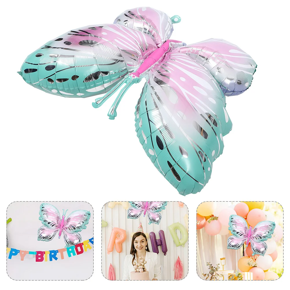 

10pcs Butterfly Foil Balloons Aluminum Foil Balloons For Party Birthday Baptism Holy Communion Inflatable Cartoon Butterfly