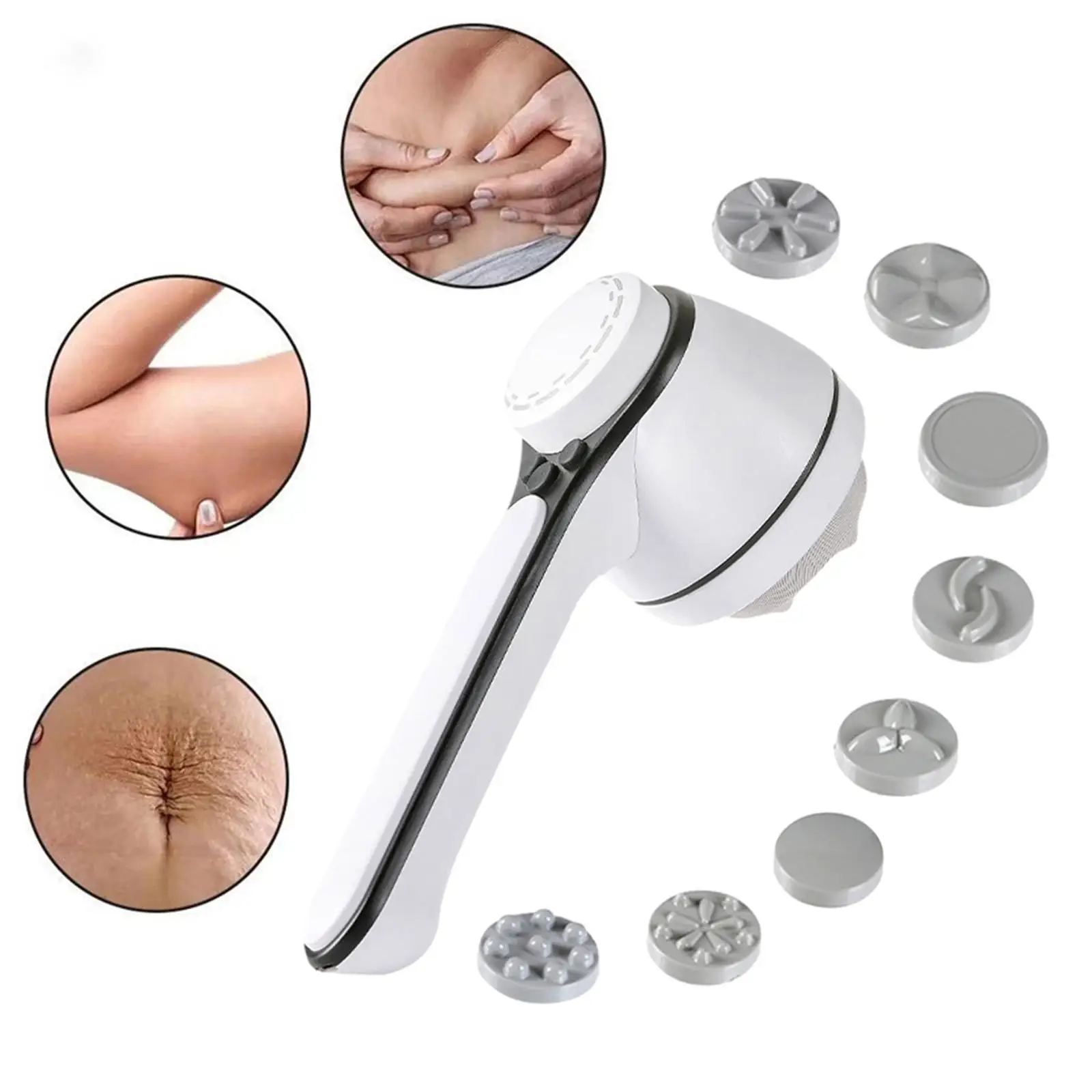 Handheld Body Sculptor Massage Tool Vibration Massage Electric Cellulite Massager for Waist Abdomen Belly Buttocks Husband