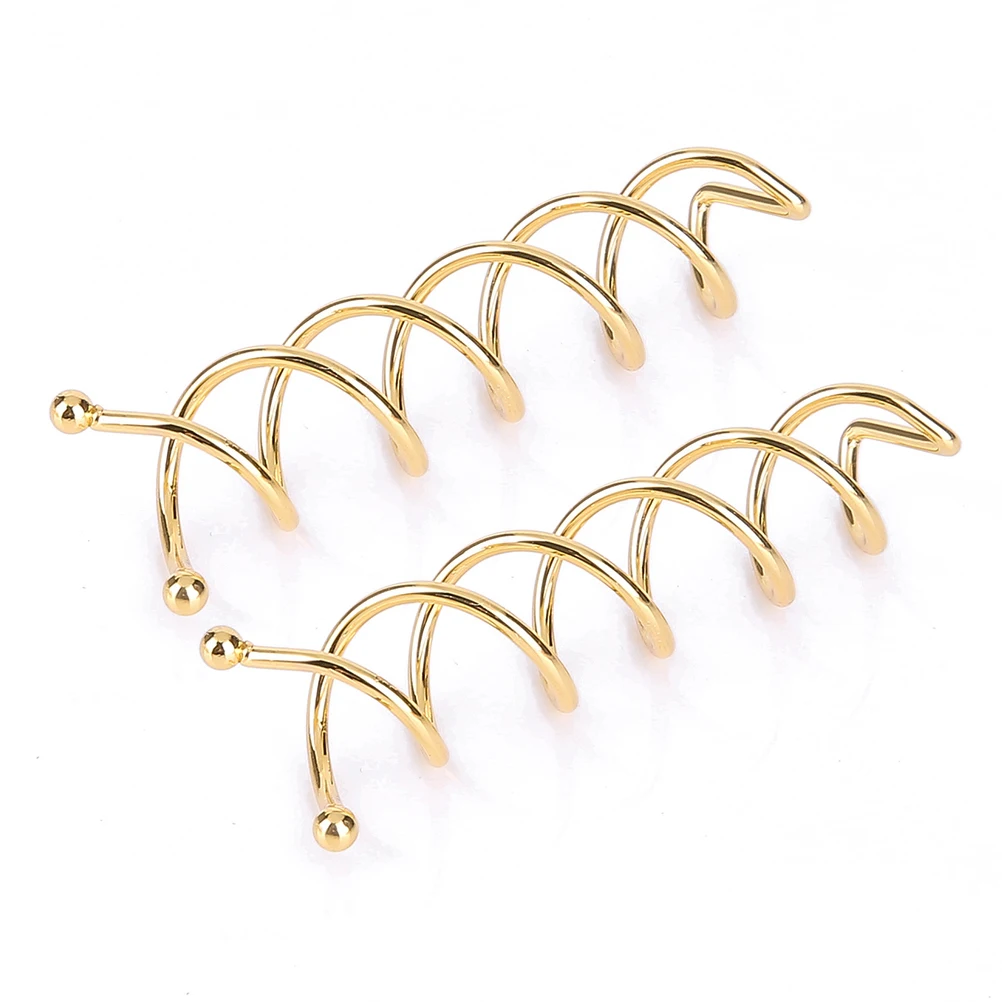 

20 шт., спиральные заколки для волос, гибкий винт, дизайн, создатель булочек для длинных волос, женские золотые свадебные заколки для невесты, укладка