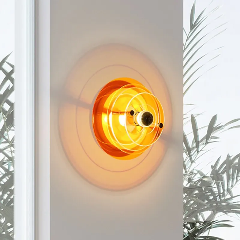 Bauhaus Led Wandlamp Middeleeuwse Ruimte Tijdperk Ufo Ultramoderne Ruimte Tijdperk 70S Woonkamer Slaapkamer Hotel Sfeer Wandlamp