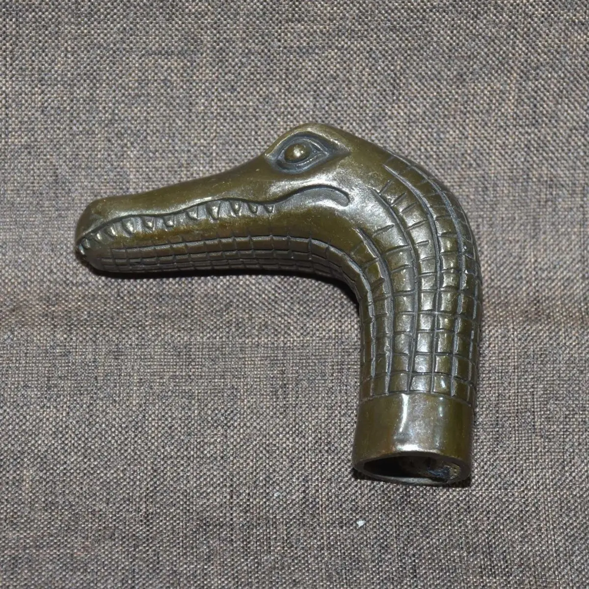 alligator crocodile Head Walking Stick Head handle Statue