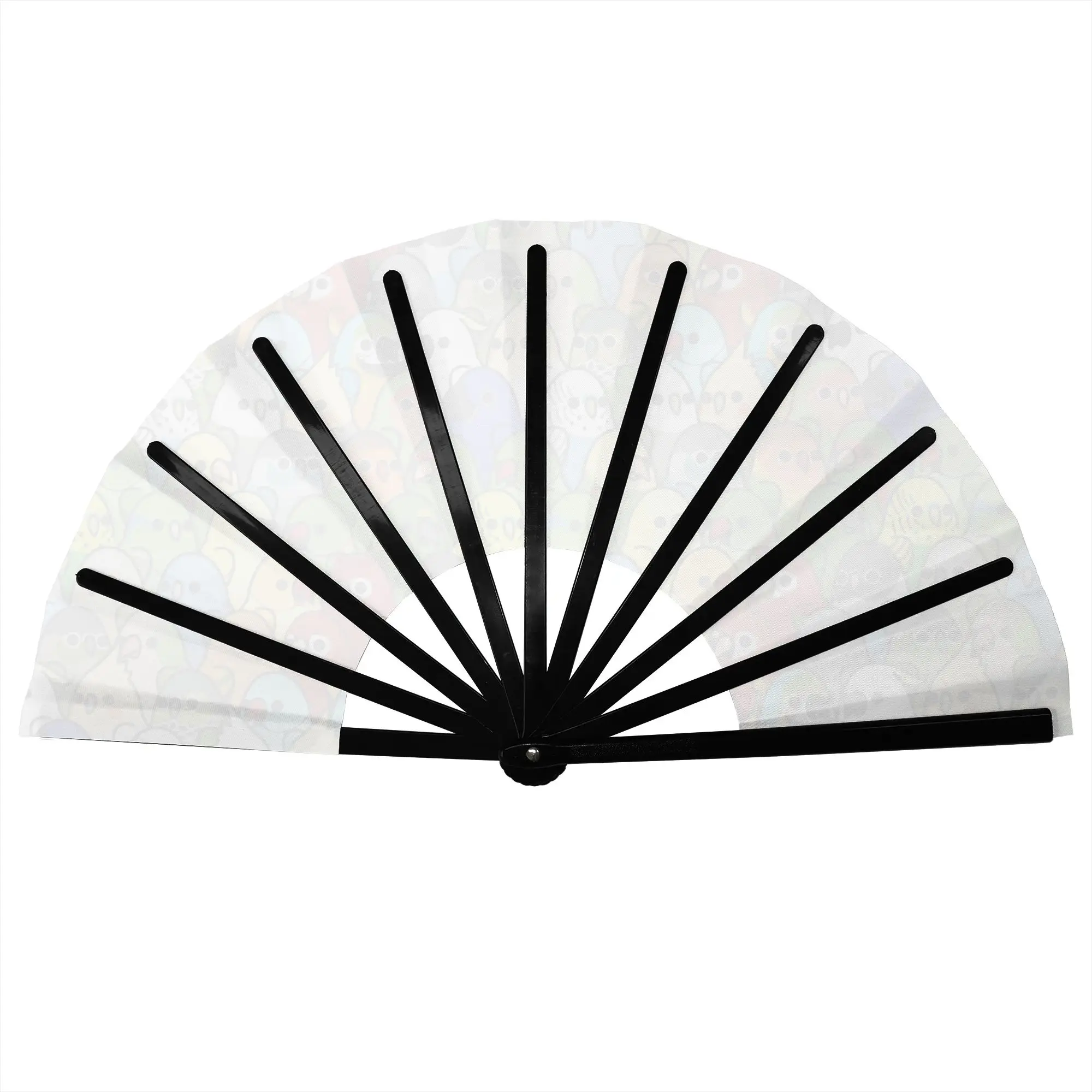 Funny Parrot Birds Squad Art  Stylish Hand Fan Unisex Cockatiel Bird  Printed Polyester Fan Trendy For Wedding Party Gift