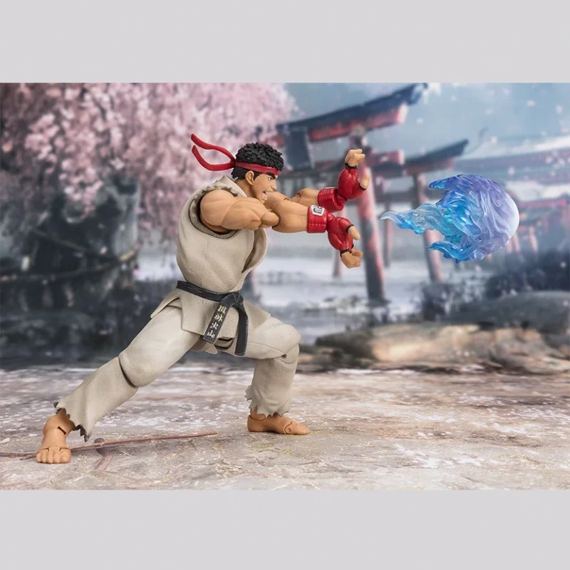 سلسلة بانداي الأصلية S.H.Figuarts 《Street Fighter》Chun - Li,Ken Masters,Sagat Figure Assembly Ornament Toys نموذج قابل للجمع #6