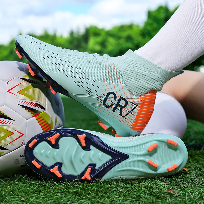 

New Men Football Field Boot Futsal Society TF/FG Soccer Shoes Cleat Professional Outdoor Resistant Non Slip Football Shoes Tenis