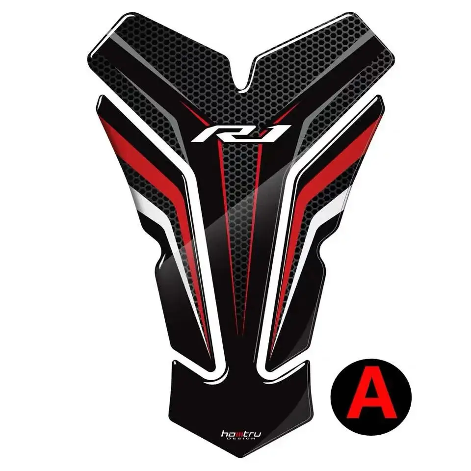 For Yamaha YZF-R1 R1S R1M R1 Modified Motorcycle Stickers Fuel Tank Stickers Non-slip Stickers Fish Bone Stickers