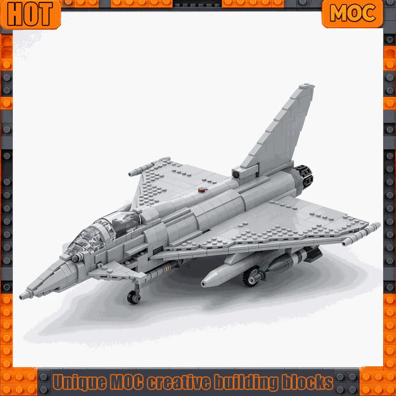1429PCS Twin Engine Delta Wing Fighter Jet Plane Model Building Blocks MOC Custom Puzzle DIY Assembly Creative Toy Gifts Ideas