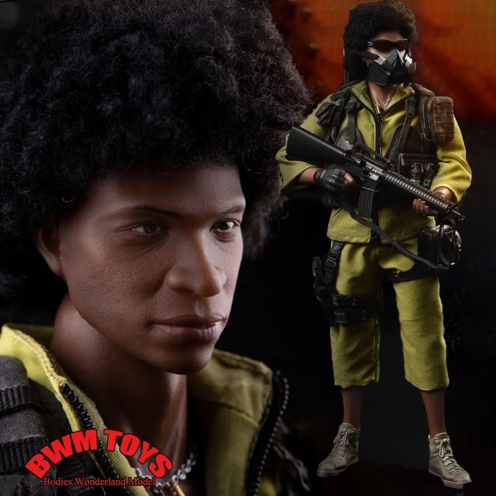 

In Stock SSG-003 1/6 Scale PUBG Male Solider Yellow Tracksuit 12 inches Action Figure Doll Model with Weapon Accessories