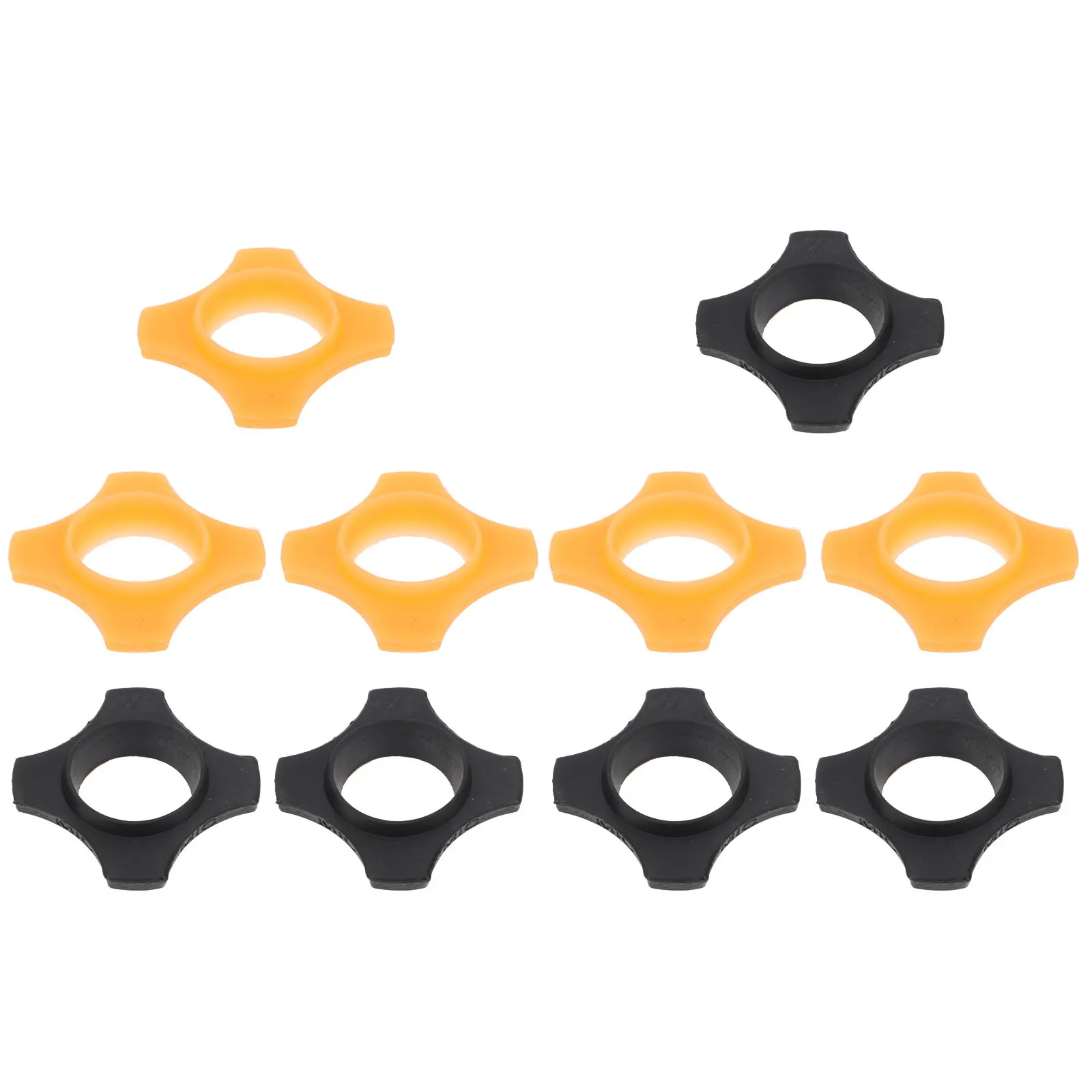 10Pcs Selected Material Microphone Anti-Rolling Holder Rings Shock Absorbing Rubber Sleeve for Wireless Mic Ktv Party