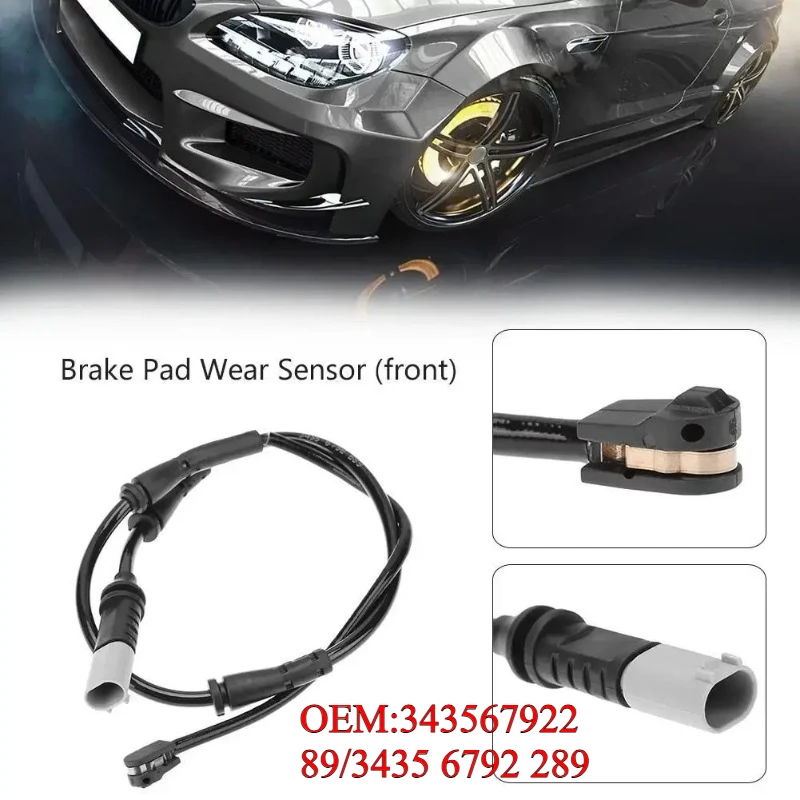 

BRAKE SENSING LINE FRONT BRAKE PAD WEAR SENSOR AUTO PARTS FOR BMW 1 SERIES F20 3 SERIES F30 F31 OEM:34356792289