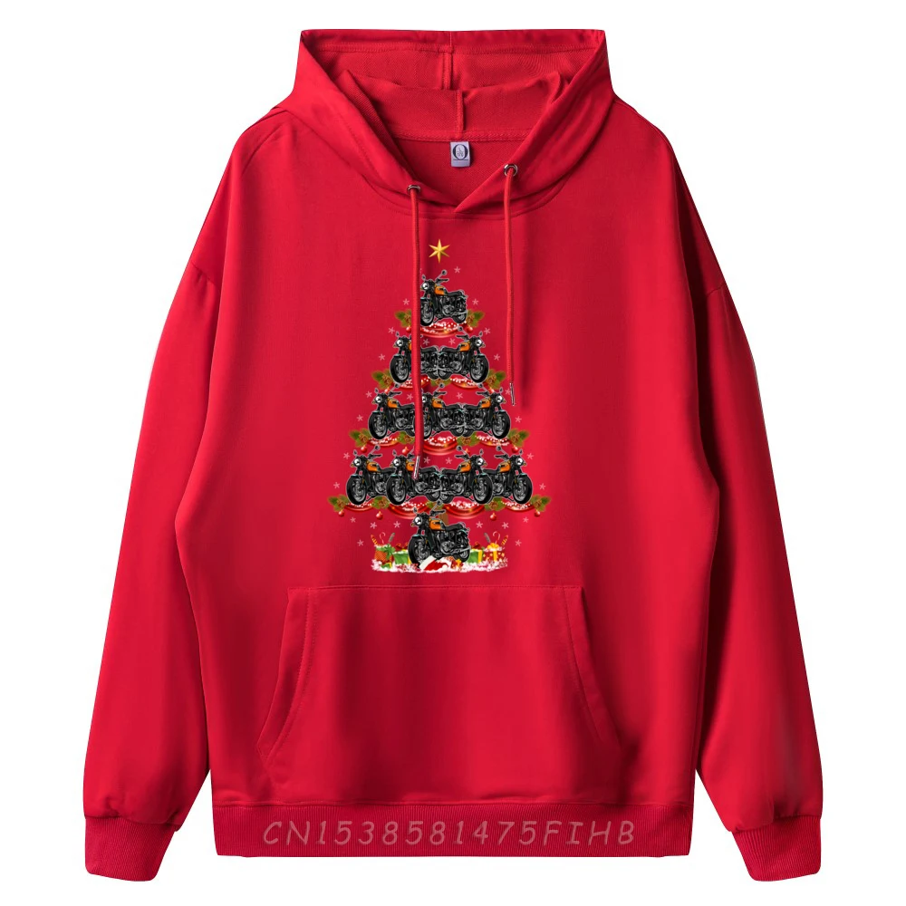 Motorcycle Xmas Lighting Santa Motorcycle Christmas Tree Mens Designer Hoodie Women New In Tops And Sweatshirts Memorial Day