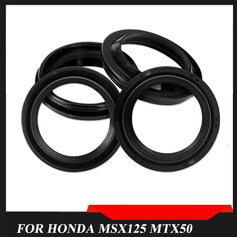 

Motorcycle Front Fork Damper Oil Seal Dust Seal For HONDA MSX125 MSX 125 MTX50 MTX80 XL185 XR125 XR200 XR 200 125 1980-1984
