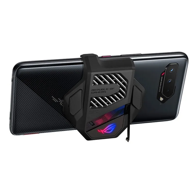 ASUS ROG 5 Aero Active Cooler Phone Cooling Fan For Rog 5 Cell Phone, Original Asus Accessories Support Aura Light Effect