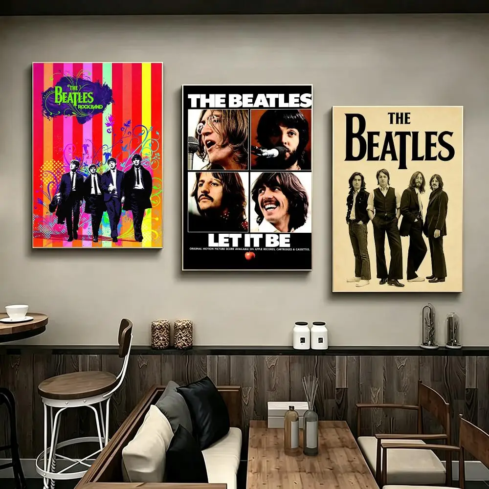 Music The Beatles Poster Poster HD Printing Modern Minimalist Style Wall Art Home Decor For Office Bedroom Gift