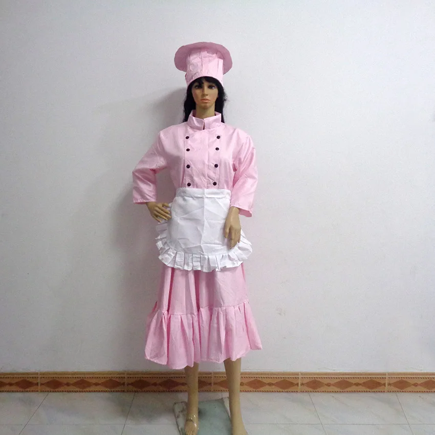 

Charlotte Pudding Cook Chef Suit Cosplay Costume Christmas Party Halloween Customize Any Size