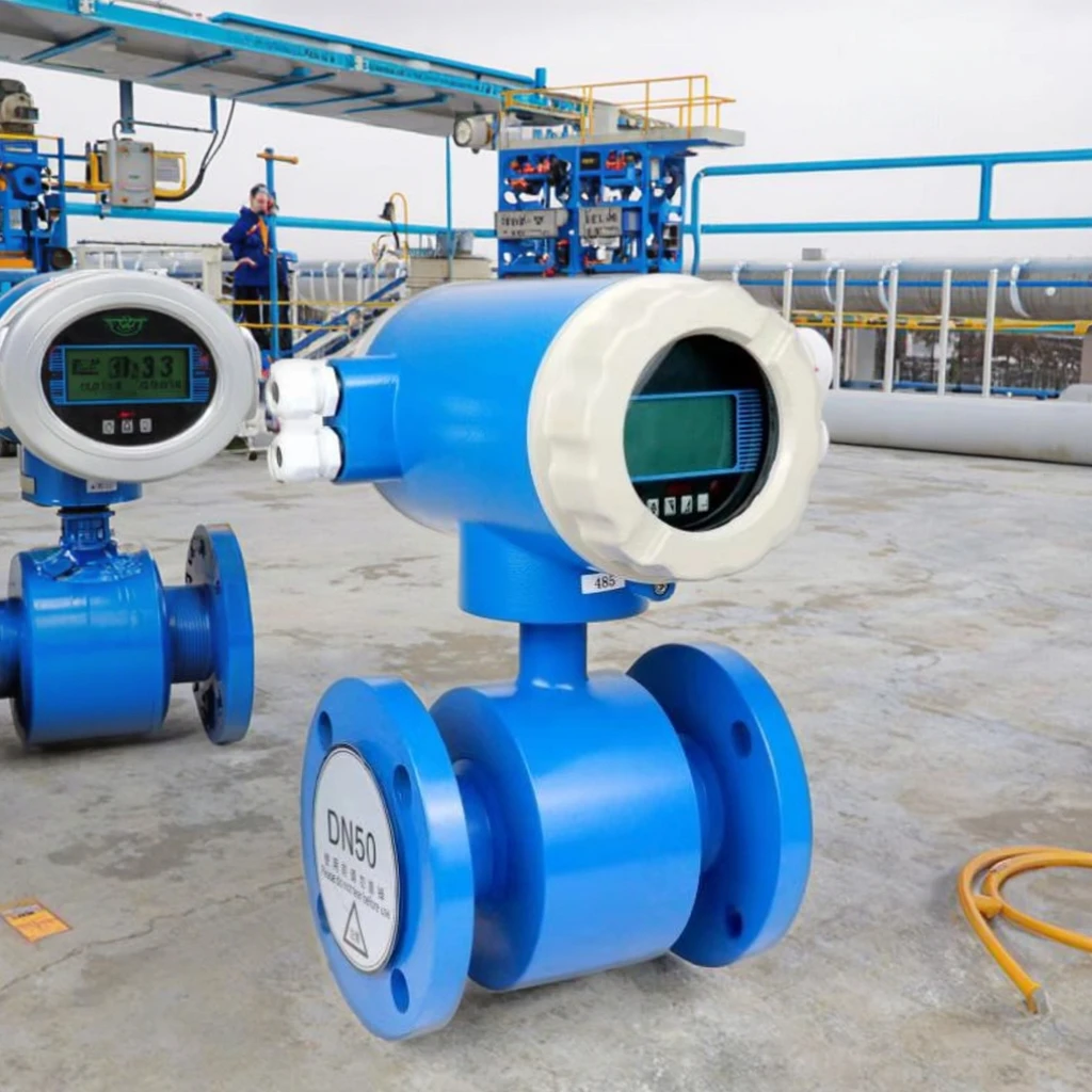 Intelligent Anti-Corrosion Separately Integrated Sewage Pipeline Flow Sensors Product DN50 DN80 Electromagnetic Flow Meter